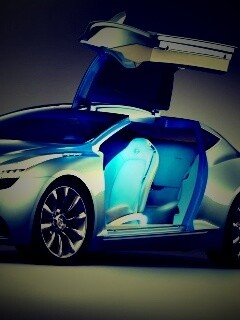 Buick Riviera с распахнутой дверцей обои