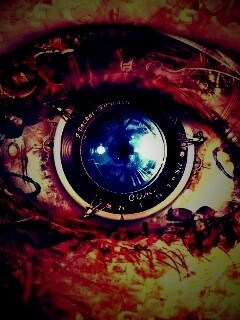 Механический глаз обои