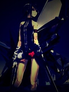 Девушка с двумя мечами обои