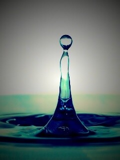 Падение капли обои