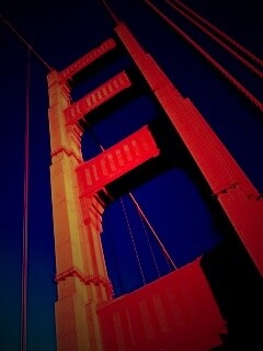 Опора моста Золотые Ворота обои