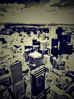 ЧБ фото города обои