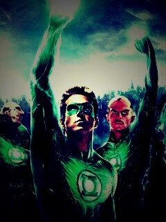 Зеленый фонарь обои