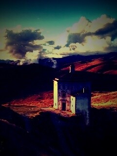 Горная церковь обои