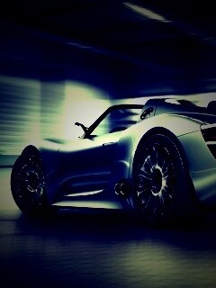 Porsche 918 Spider вид сзади обои