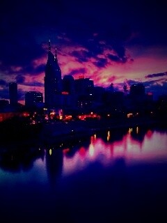 Ночной город обои