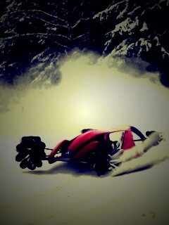 Концепт снегохода обои