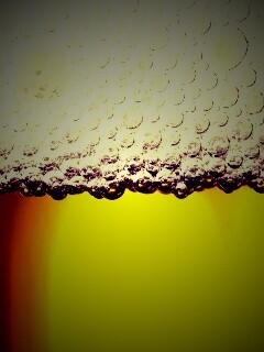 Пенное пиво в макро обои