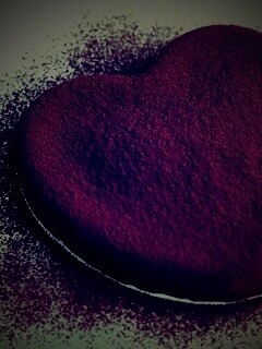 Шоколадное сердце обои