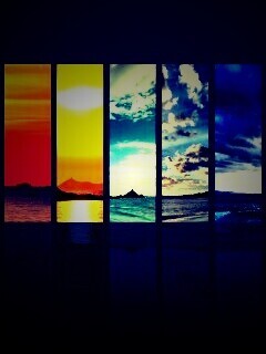 Небесный спектр обои