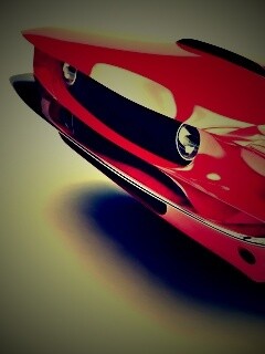 Красный ретро автомобиль обои