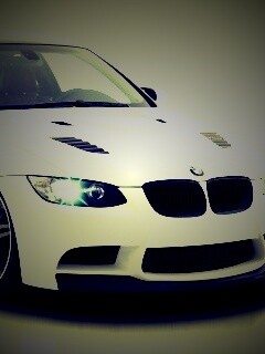 Белый БМВ обои