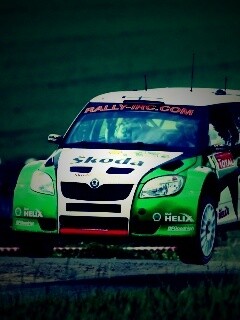 Раллиййная Шкода обои