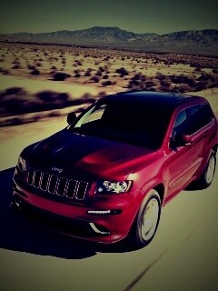 Красный Jeep обои