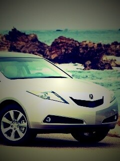 Acura на побережье обои