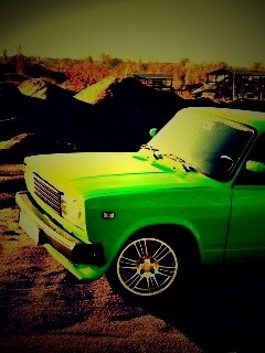 Кислотные жигули обои