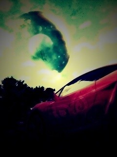 Lamborghini на другой планете обои