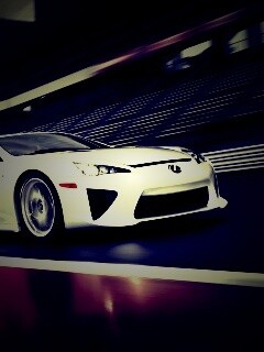 Lexus LFA на тарссу обои