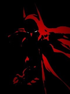 Красный Бэтмен обои