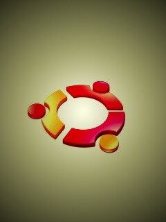 Официальный логотип Убунту обои