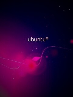 Сиреневые обои Ubuntu обои