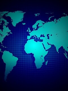 Цифровая карта мира обои