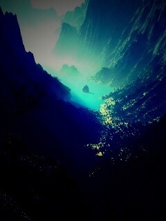 Озеро на перевале обои