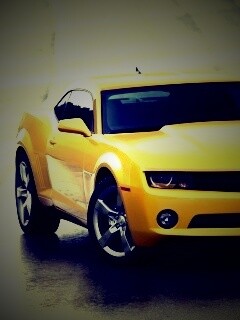 Шевроле Камаро на трассе обои