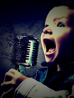 Экспрессивный певец обои