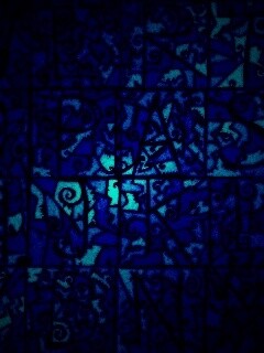 Витражные буквы обои