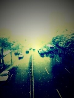 Снегопад в токио обои