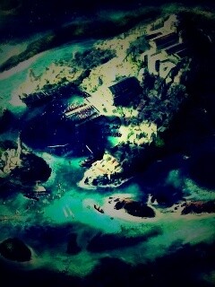 Город на острове обои