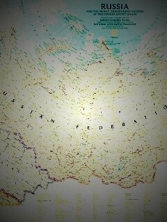 Карта России обои