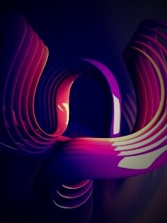 Фиолетовые изгибы обои