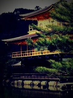 Пагода на берегу озера обои