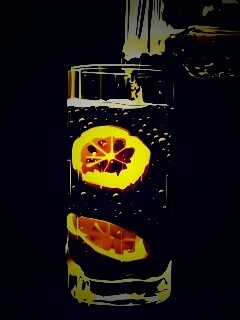 Стакан лимонада обои