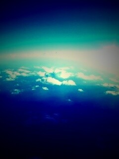 Вид с верхних слоёв атмосферы обои