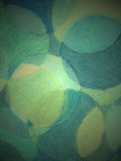 Голубые круги обои