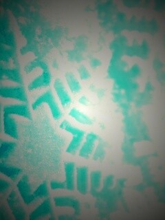 Голубая снежинка обои