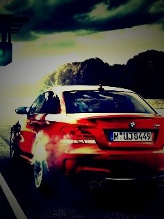 Оранжевый BMW серии M обои