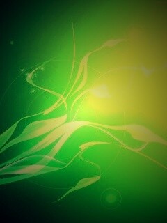 Зеленые абстрактные лепестки обои