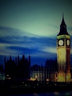 Биг Бен и здание парламента ночью обои