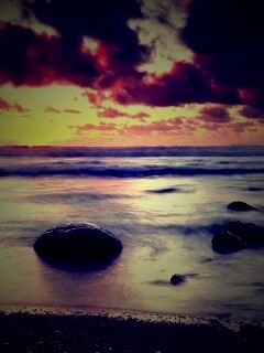 Прибрежные камни обои