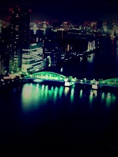 Ночной город обои