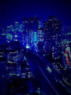 Ночной город обои