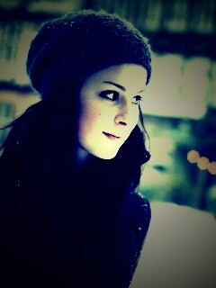 Девушка зимой обои