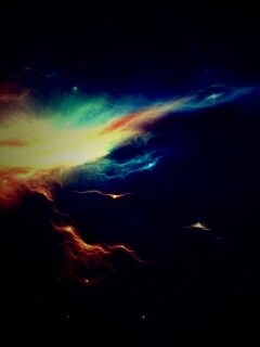 Туманность в глубинах космоса обои