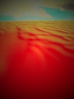 Оранжевые пески пустыни обои