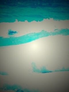 Голубые волны обои