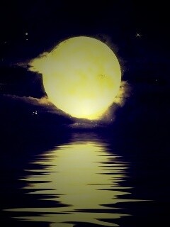 Огромная луна обои